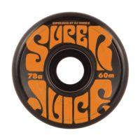 OJ SOFT WHEELS SUPER JUICE 78A BLACK 60MM-0