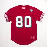M&N NFL NAME&NUMBER MESH CREW NECK JERRY RICE-0