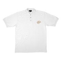 PASSPORT BANNER EMBROIDERED POLO WHITE-0